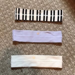 Set Of Three Lululemon Headbands